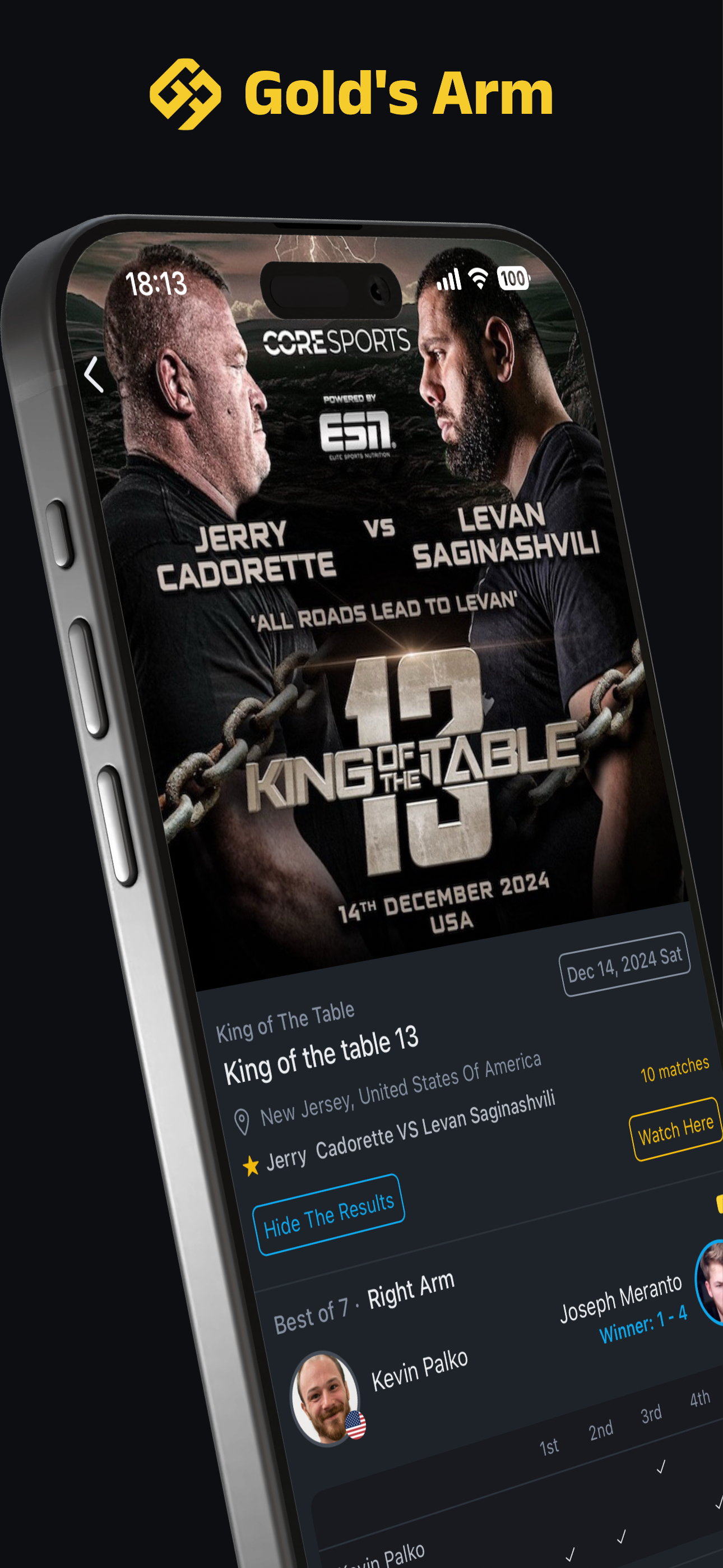goldsarm mobile app