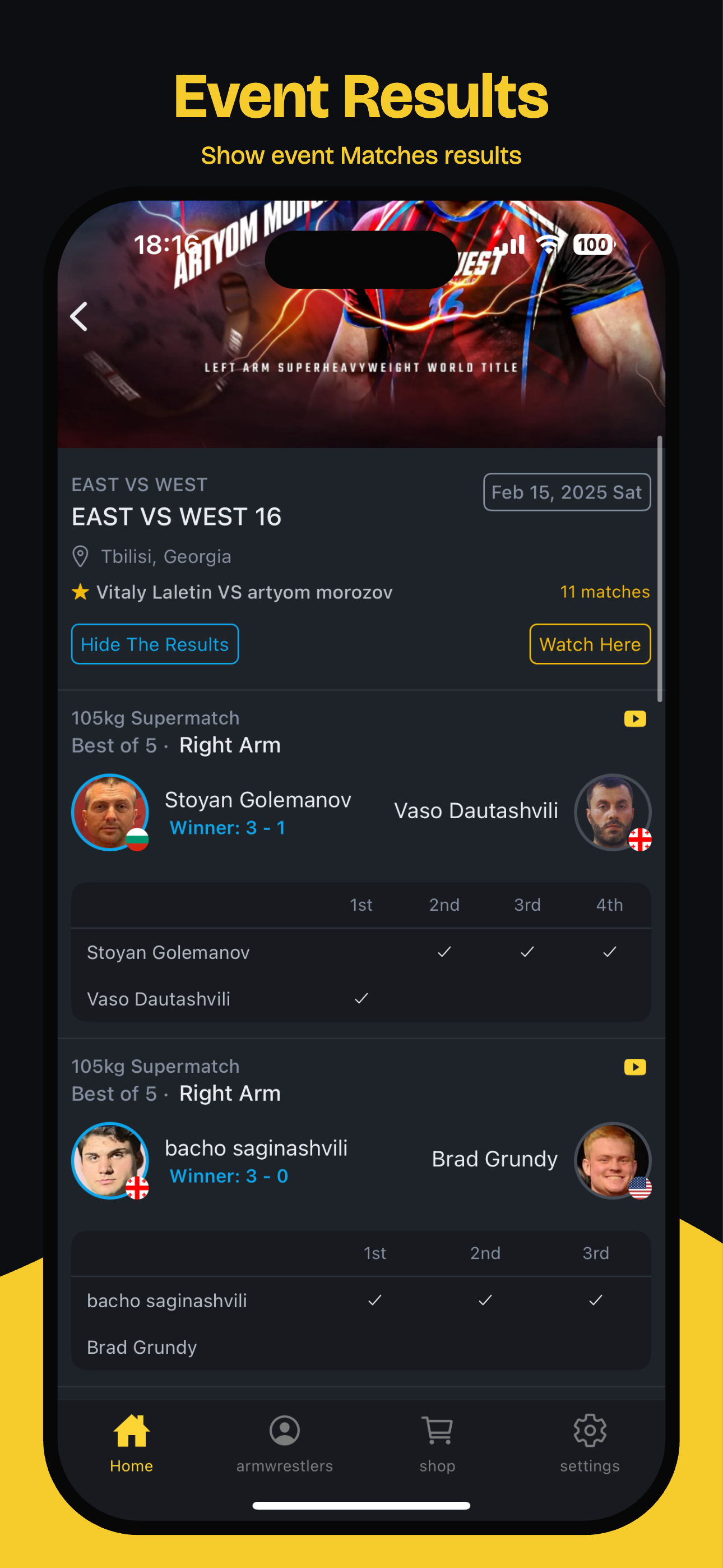goldsarm mobile app
